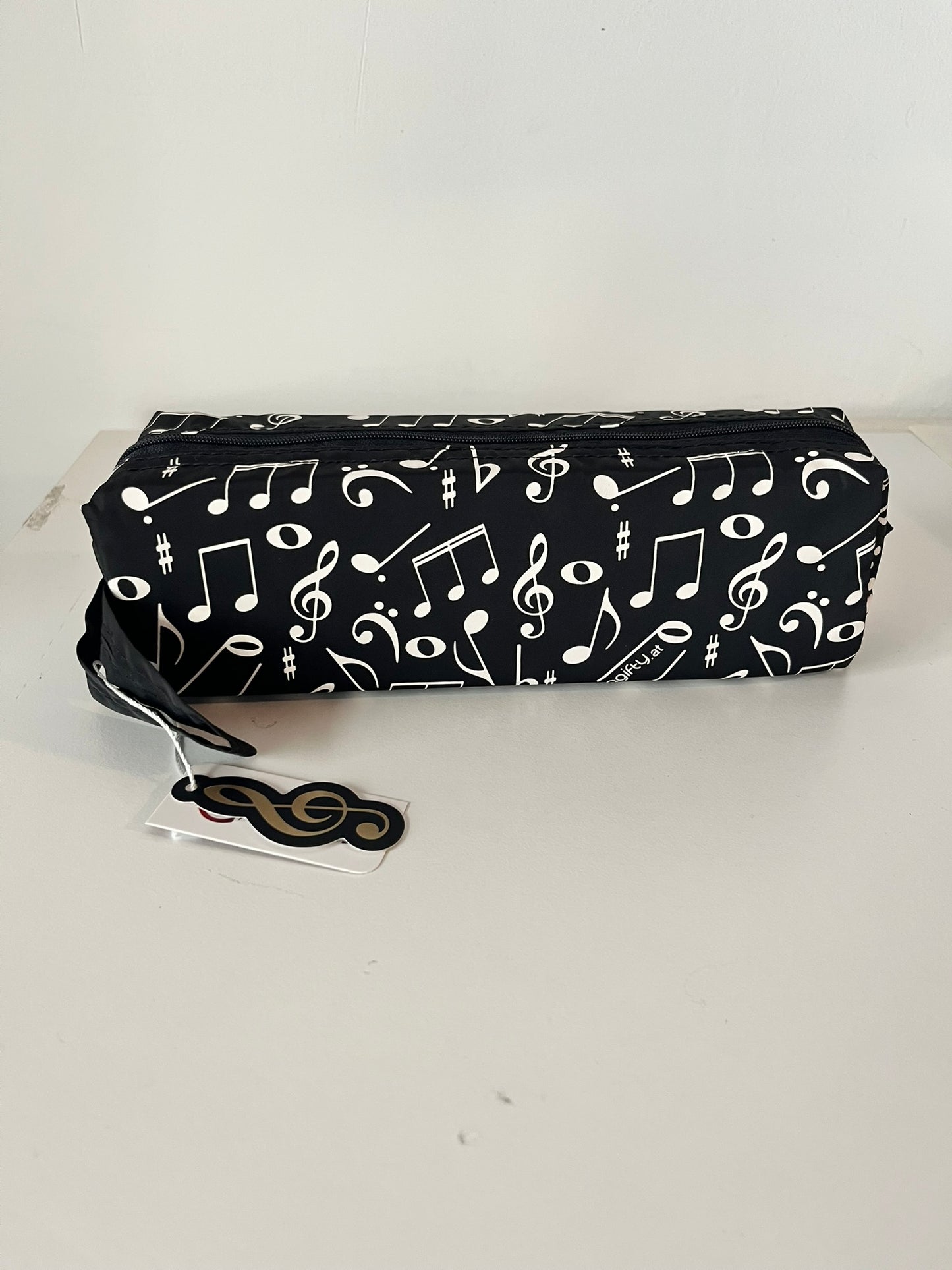 Astuccio Note Musicali Bianco e Nero