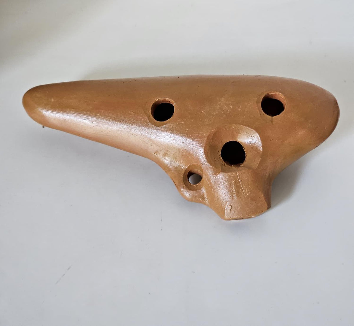 Ocarina Concerto in Fa in terracotta, vista frontale