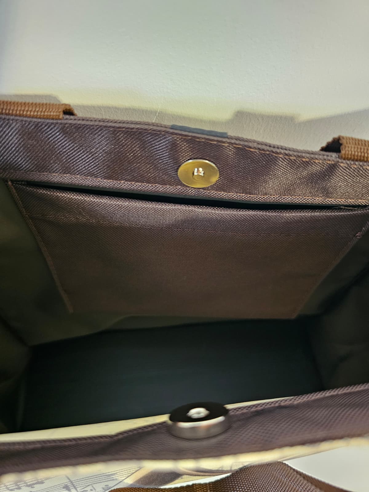 Shopper Clarinetto - fronte con stampa clarinetti su spartito