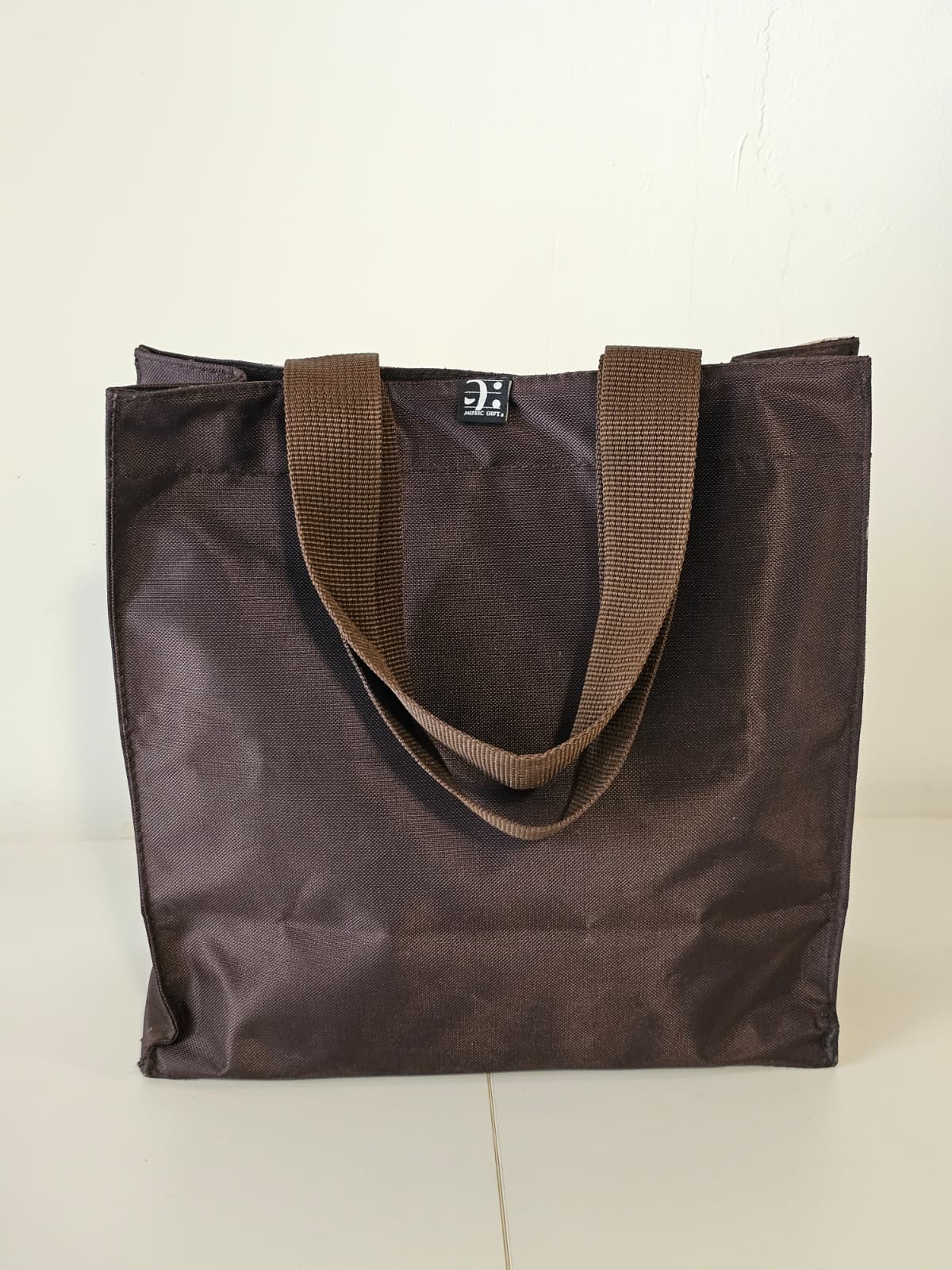 Shopper Clarinetto - retro nero tinta unita