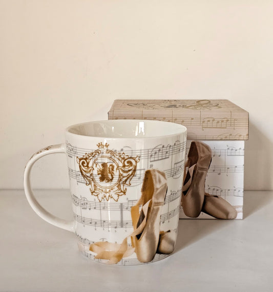 Tazza per appassionati di danza con scatola regalo